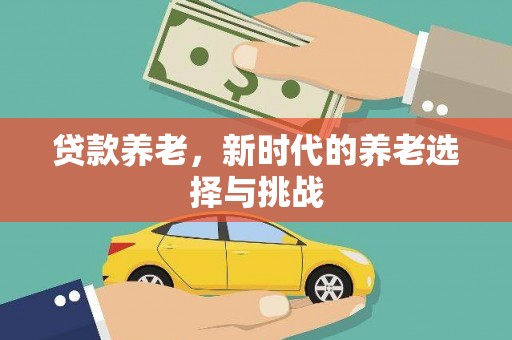 依安贷款养老，新时代的养老选择与挑战
