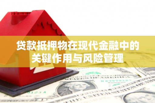 依安贷款抵押物在现代金融中的关键作用与风险管理