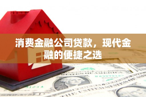 依安消费金融公司贷款，现代金融的便捷之选